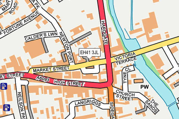 EH41 3JL map - OS OpenMap – Local (Ordnance Survey) EH41 3JL map - OS OpenMap – Local (Ordnance Survey)