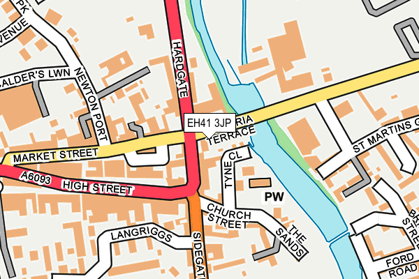 EH41 3JP map - OS OpenMap – Local (Ordnance Survey) EH41 3JP map - OS OpenMap – Local (Ordnance Survey)