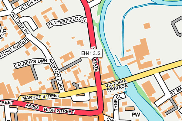 EH41 3JS map - OS OpenMap – Local (Ordnance Survey) EH41 3JS map - OS OpenMap – Local (Ordnance Survey)