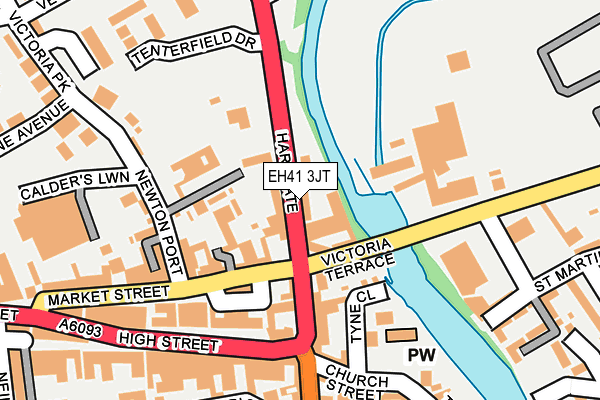 EH41 3JT map - OS OpenMap – Local (Ordnance Survey) EH41 3JT map - OS OpenMap – Local (Ordnance Survey)