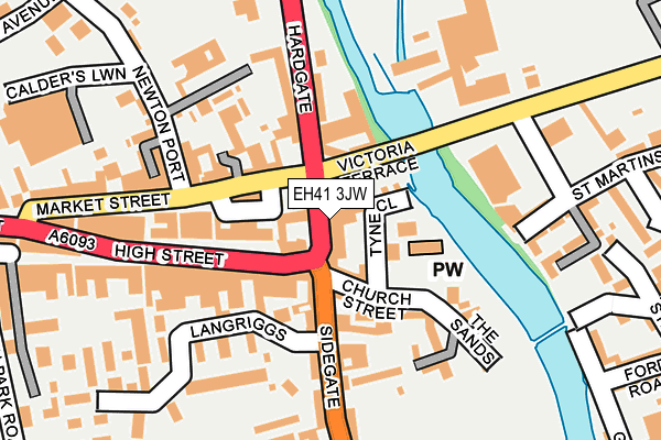 EH41 3JW map - OS OpenMap – Local (Ordnance Survey) EH41 3JW map - OS OpenMap – Local (Ordnance Survey)