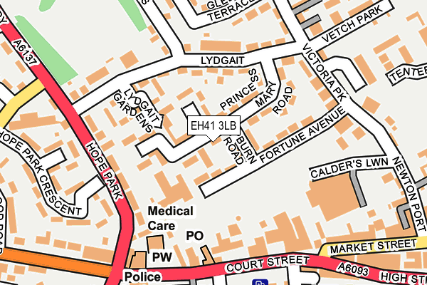 EH41 3LB map - OS OpenMap – Local (Ordnance Survey) EH41 3LB map - OS OpenMap – Local (Ordnance Survey)