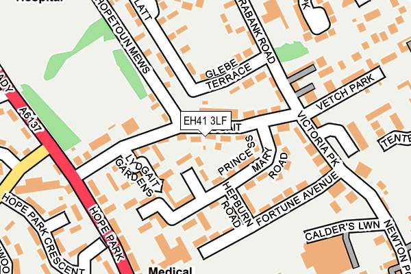 EH41 3LF map - OS OpenMap – Local (Ordnance Survey) EH41 3LF map - OS OpenMap – Local (Ordnance Survey)