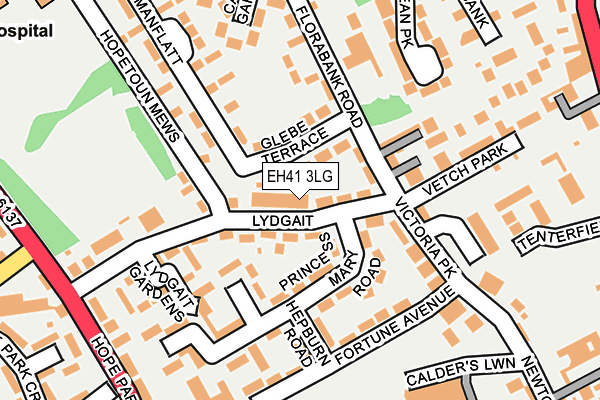 EH41 3LG map - OS OpenMap – Local (Ordnance Survey) EH41 3LG map - OS OpenMap – Local (Ordnance Survey)
