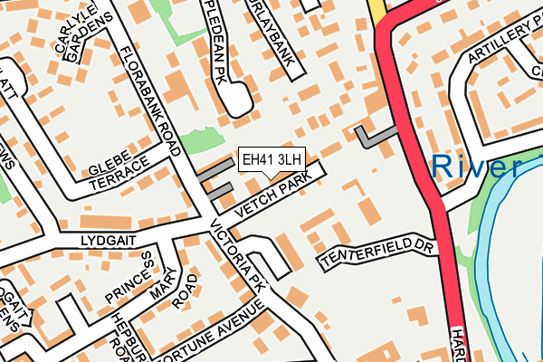 EH41 3LH map - OS OpenMap – Local (Ordnance Survey) EH41 3LH map - OS OpenMap – Local (Ordnance Survey)