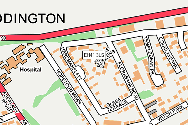 EH41 3LS map - OS OpenMap – Local (Ordnance Survey) EH41 3LS map - OS OpenMap – Local (Ordnance Survey)