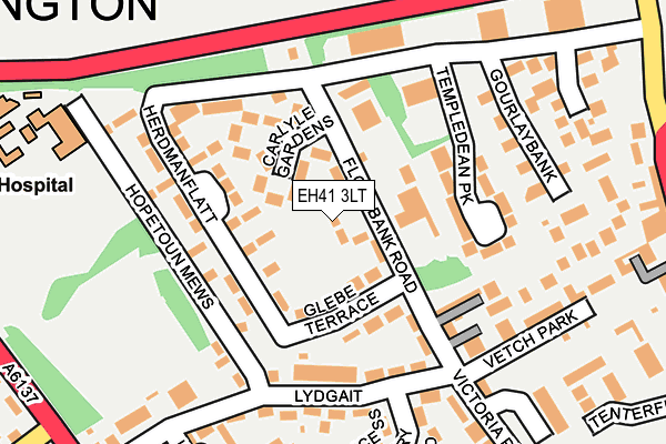 EH41 3LT map - OS OpenMap – Local (Ordnance Survey) EH41 3LT map - OS OpenMap – Local (Ordnance Survey)