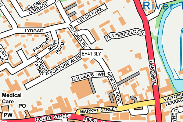 EH41 3LY map - OS OpenMap – Local (Ordnance Survey) EH41 3LY map - OS OpenMap – Local (Ordnance Survey)