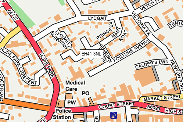 EH41 3NL map - OS OpenMap – Local (Ordnance Survey) EH41 3NL map - OS OpenMap – Local (Ordnance Survey)
