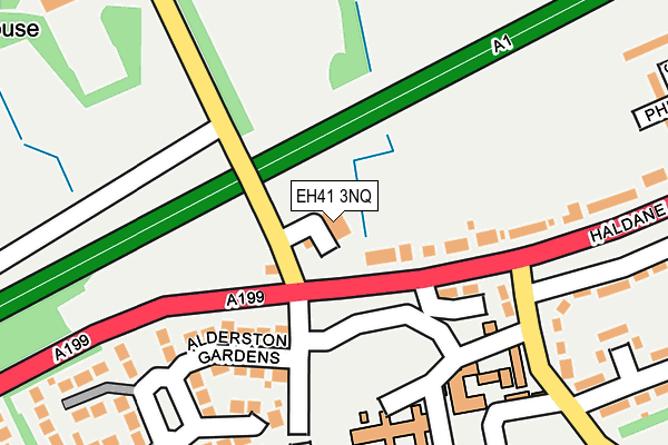 EH41 3NQ map - OS OpenMap – Local (Ordnance Survey) EH41 3NQ map - OS OpenMap – Local (Ordnance Survey)