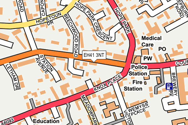 EH41 3NT map - OS OpenMap – Local (Ordnance Survey) EH41 3NT map - OS OpenMap – Local (Ordnance Survey)