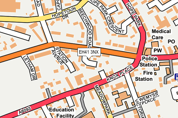 EH41 3NX map - OS OpenMap – Local (Ordnance Survey) EH41 3NX map - OS OpenMap – Local (Ordnance Survey)