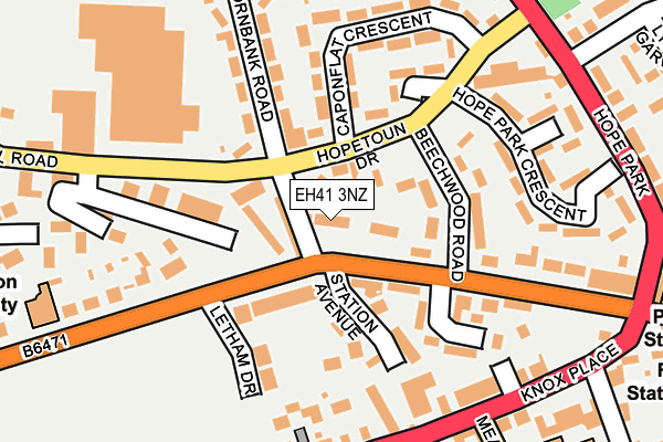 EH41 3NZ map - OS OpenMap – Local (Ordnance Survey) EH41 3NZ map - OS OpenMap – Local (Ordnance Survey)