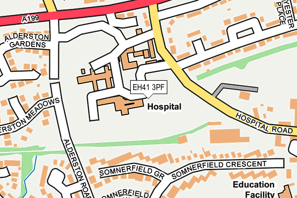 EH41 3PF map - OS OpenMap – Local (Ordnance Survey) EH41 3PF map - OS OpenMap – Local (Ordnance Survey)