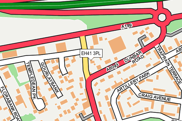 EH41 3PL map - OS OpenMap – Local (Ordnance Survey) EH41 3PL map - OS OpenMap – Local (Ordnance Survey)