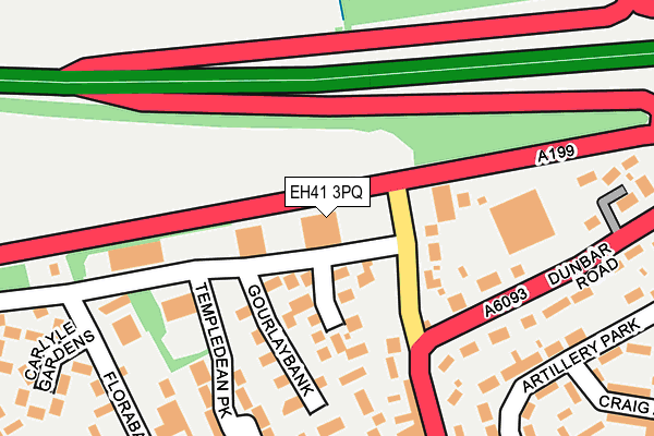 EH41 3PQ map - OS OpenMap – Local (Ordnance Survey) EH41 3PQ map - OS OpenMap – Local (Ordnance Survey)