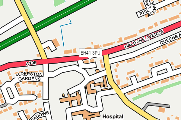 EH41 3PU map - OS OpenMap – Local (Ordnance Survey) EH41 3PU map - OS OpenMap – Local (Ordnance Survey)