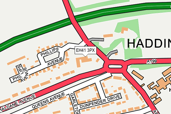 EH41 3PX map - OS OpenMap – Local (Ordnance Survey) EH41 3PX map - OS OpenMap – Local (Ordnance Survey)
