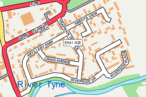EH41 3QE map - OS OpenMap – Local (Ordnance Survey) EH41 3QE map - OS OpenMap – Local (Ordnance Survey)