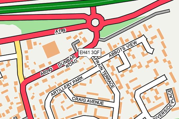 EH41 3QF map - OS OpenMap – Local (Ordnance Survey) EH41 3QF map - OS OpenMap – Local (Ordnance Survey)