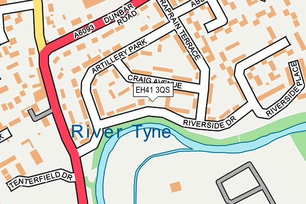 EH41 3QS map - OS OpenMap – Local (Ordnance Survey) EH41 3QS map - OS OpenMap – Local (Ordnance Survey)