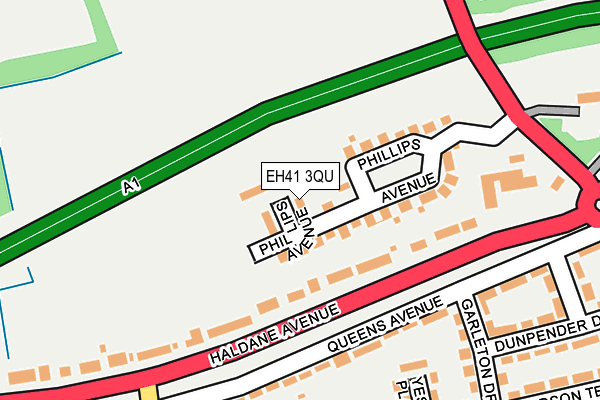 EH41 3QU map - OS OpenMap – Local (Ordnance Survey) EH41 3QU map - OS OpenMap – Local (Ordnance Survey)
