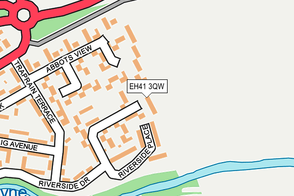 EH41 3QW map - OS OpenMap – Local (Ordnance Survey) EH41 3QW map - OS OpenMap – Local (Ordnance Survey)