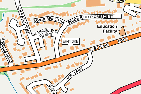 EH41 3RE map - OS OpenMap – Local (Ordnance Survey) EH41 3RE map - OS OpenMap – Local (Ordnance Survey)