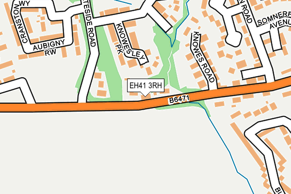EH41 3RH map - OS OpenMap – Local (Ordnance Survey) EH41 3RH map - OS OpenMap – Local (Ordnance Survey)