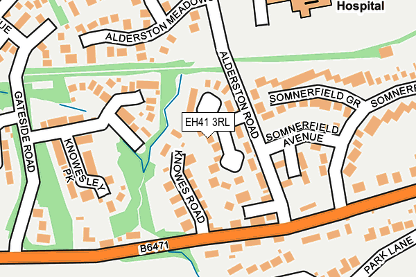EH41 3RL map - OS OpenMap – Local (Ordnance Survey) EH41 3RL map - OS OpenMap – Local (Ordnance Survey)