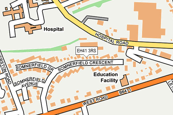 EH41 3RS map - OS OpenMap – Local (Ordnance Survey) EH41 3RS map - OS OpenMap – Local (Ordnance Survey)