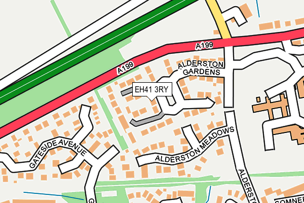 EH41 3RY map - OS OpenMap – Local (Ordnance Survey) EH41 3RY map - OS OpenMap – Local (Ordnance Survey)