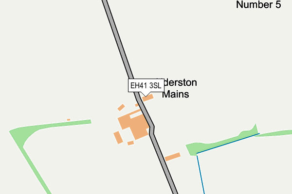 EH41 3SL map - OS OpenMap – Local (Ordnance Survey) EH41 3SL map - OS OpenMap – Local (Ordnance Survey)