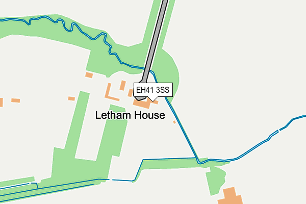EH41 3SS map - OS OpenMap – Local (Ordnance Survey) EH41 3SS map - OS OpenMap – Local (Ordnance Survey)