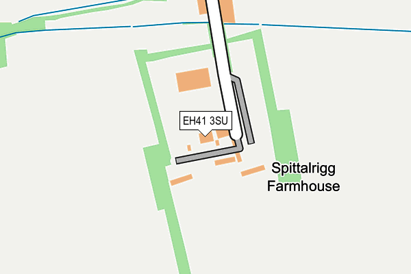 EH41 3SU map - OS OpenMap – Local (Ordnance Survey) EH41 3SU map - OS OpenMap – Local (Ordnance Survey)