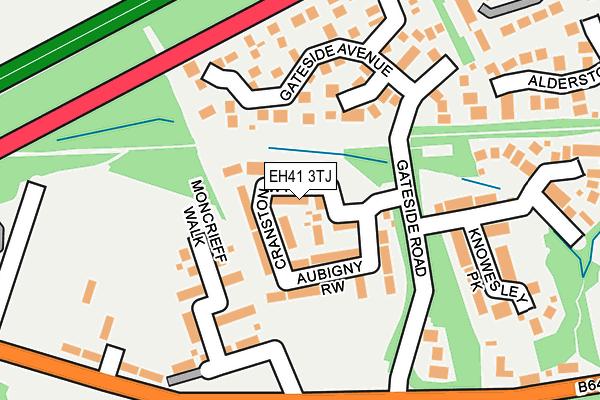 EH41 3TJ map - OS OpenMap – Local (Ordnance Survey) EH41 3TJ map - OS OpenMap – Local (Ordnance Survey)
