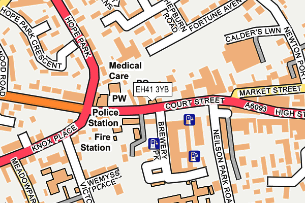EH41 3YB map - OS OpenMap – Local (Ordnance Survey) EH41 3YB map - OS OpenMap – Local (Ordnance Survey)