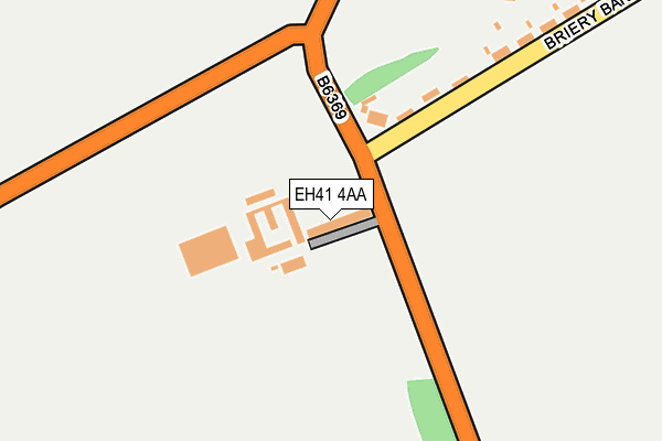 EH41 4AA map - OS OpenMap – Local (Ordnance Survey) EH41 4AA map - OS OpenMap – Local (Ordnance Survey)