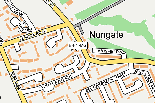 EH41 4AG map - OS OpenMap – Local (Ordnance Survey) EH41 4AG map - OS OpenMap – Local (Ordnance Survey)