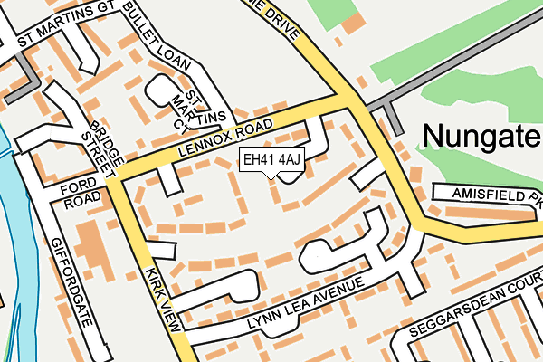 EH41 4AJ map - OS OpenMap – Local (Ordnance Survey) EH41 4AJ map - OS OpenMap – Local (Ordnance Survey)