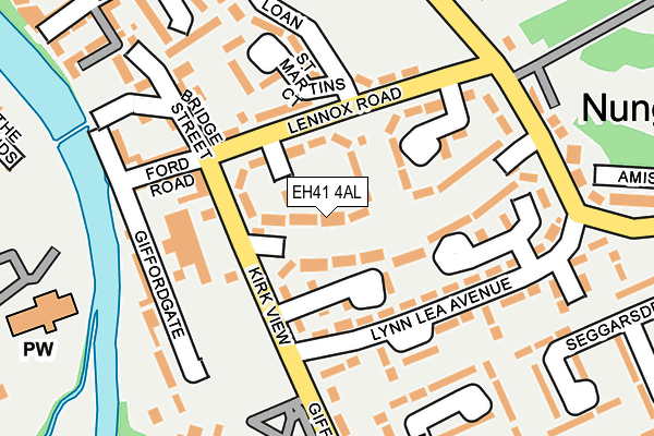 EH41 4AL map - OS OpenMap – Local (Ordnance Survey) EH41 4AL map - OS OpenMap – Local (Ordnance Survey)