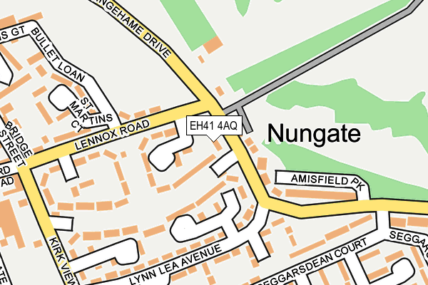EH41 4AQ map - OS OpenMap – Local (Ordnance Survey) EH41 4AQ map - OS OpenMap – Local (Ordnance Survey)