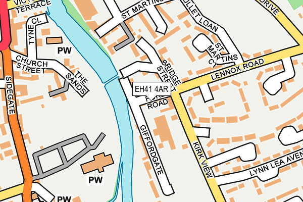 EH41 4AR map - OS OpenMap – Local (Ordnance Survey) EH41 4AR map - OS OpenMap – Local (Ordnance Survey)