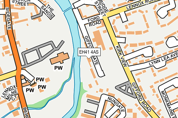 EH41 4AS map - OS OpenMap – Local (Ordnance Survey) EH41 4AS map - OS OpenMap – Local (Ordnance Survey)