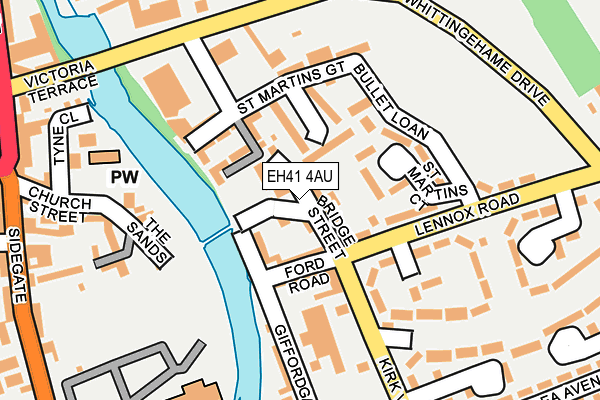 EH41 4AU map - OS OpenMap – Local (Ordnance Survey) EH41 4AU map - OS OpenMap – Local (Ordnance Survey)