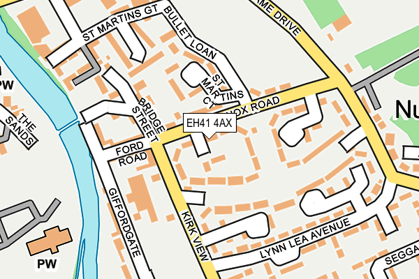 EH41 4AX map - OS OpenMap – Local (Ordnance Survey) EH41 4AX map - OS OpenMap – Local (Ordnance Survey)