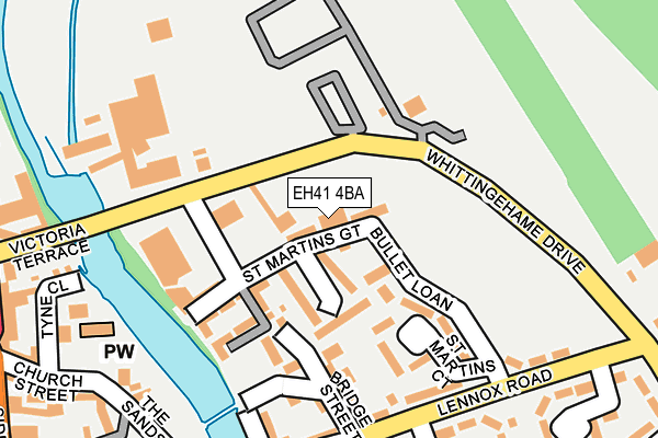 EH41 4BA map - OS OpenMap – Local (Ordnance Survey) EH41 4BA map - OS OpenMap – Local (Ordnance Survey)