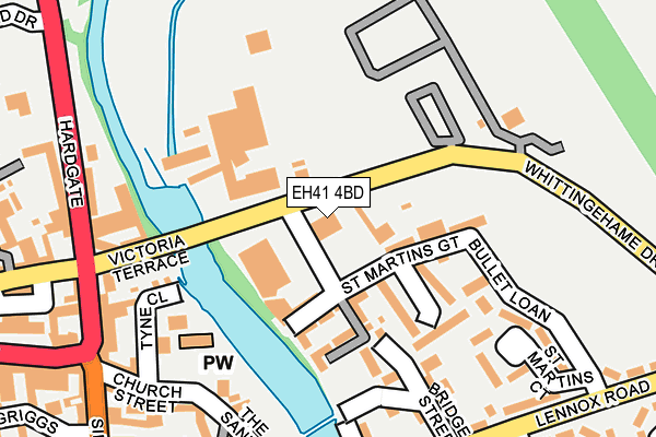 EH41 4BD map - OS OpenMap – Local (Ordnance Survey) EH41 4BD map - OS OpenMap – Local (Ordnance Survey)