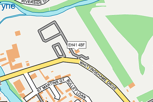 EH41 4BF map - OS OpenMap – Local (Ordnance Survey) EH41 4BF map - OS OpenMap – Local (Ordnance Survey)