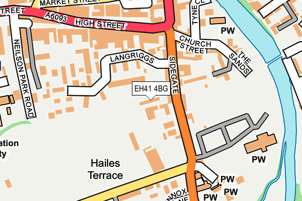 EH41 4BG map - OS OpenMap – Local (Ordnance Survey) EH41 4BG map - OS OpenMap – Local (Ordnance Survey)